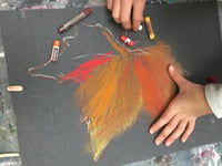 Image 4 of ART CLASS FOR KIDS~ Explore Pastels~ 4th August '26  1-3pm