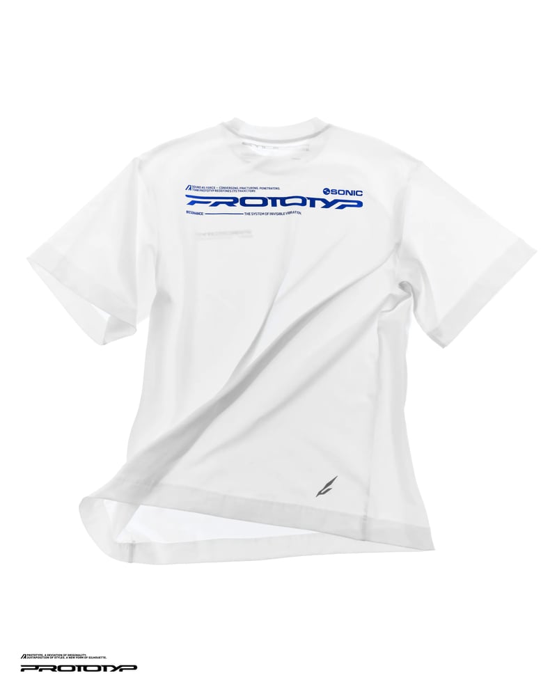 Image of PROTOTYP - SONIC Logo Shirt (White)