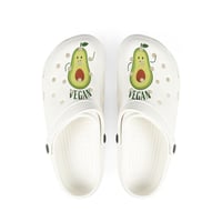 Image 1 of Vegan Avocado Foam Clogs — Cute White EVA Slip-On Shoes