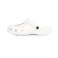Image 4 of Vegan Avocado Foam Clogs — Cute White EVA Slip-On Shoes