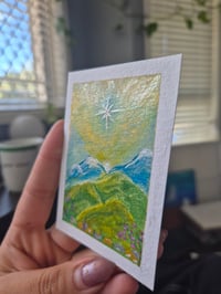 North Star - Original Mini Painting (ACEO)