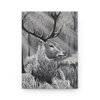 Image 2 of Majestic Stag Hardcover Journal | Deer Illustration Notebook
