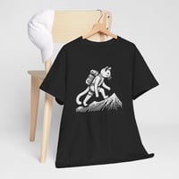Image 2 of Hiking Cat T‑Shirt — Mountain Explorer Cat Graphic Tee