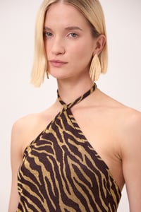 Image 3 of TOP MYSTERY ZEBRA MARRONE