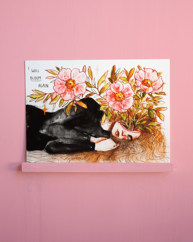BLOOM again  - A5 FineArt Print