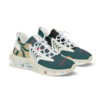 Image 1 of Men's Mesh Sneakers — 'You Won My Heart' Graphic Athletic Shoes