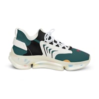 Image 4 of Men's Mesh Sneakers — 'You Won My Heart' Graphic Athletic Shoes