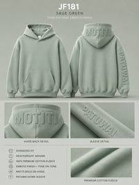 Image 5 of 3RD DROP MAUAO EMBOSS HOODIE ONLY