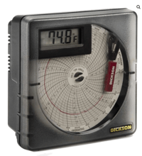 Image 2 of DICKSON Temperature Chart Recorder, 4" diameter