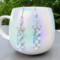 Image 1 of Aquamarine Chandelier Earrings