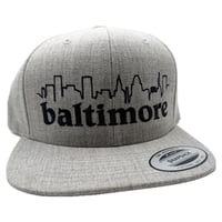 Baltimore Skyline Snapback (Grey)