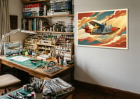 Image 6 of Stampa Fine Art in stile vintage Grumman HU-16A "ALBATROSS"
