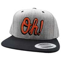 Baltimore Oh! Classic Snapback (Black/Grey)