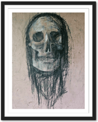Skull I - Unique 1/1 Framed Giclée Edition