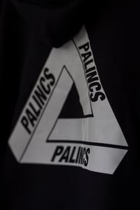 Image 2 of PALINCS Black & Reflective Grey Hood