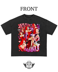 Image 1 of BLING Oversized Cropped 'Jessica 2.0' Shirt