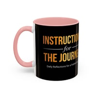 Image 4 of Motivational Journey Coffee Mug — "Instructions for the Journey" Design