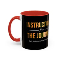 Image 2 of Motivational Journey Coffee Mug — "Instructions for the Journey" Design