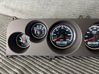 Image 2 of 64-66 C10 C20 Chevy Truck Gauge Cluster with new Gauges and Sensors - GPS Speedo | No CEL