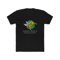 Image 2 of Precision Trading Bee T-Shirt — "Trades With B" Logo Tee
