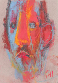 Image 2 of Side- Sketchbook Drawing in Soft Pastels  on Paper 