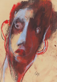Image 2 of Ripples  - Sketchbook Drawing in Soft Pastels and Charcoal  on Paper 