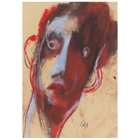 Image 1 of Ripples  - Sketchbook Drawing in Soft Pastels and Charcoal  on Paper 
