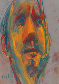 Image 2 of Collapse  - Sketchbook Drawing in Soft Pastels on Paper 