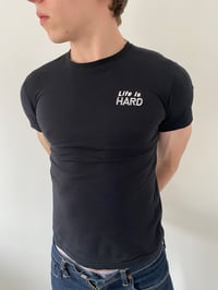 Life Is Hard T-shirt Black