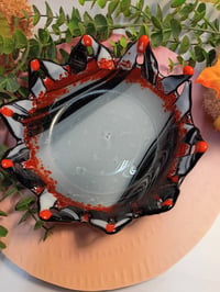 Image 3 of Loop bowl black orange