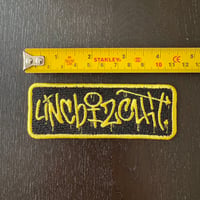 Linc Bizcuit Black & Yellow Embroidered Patch