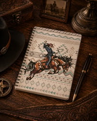 Wild Cowgirl Lined Notebook - A5