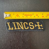 LINCS Gold & Black Embroidered Patch