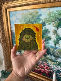Original 4x4 gouache painting “Musgito”