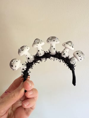 Image of Moody Mushrooms Headband for Blythe Dolls 