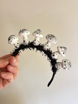 Image of Moody Mushrooms Headband for Blythe Dolls 
