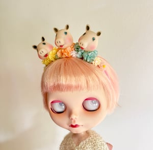 Image of Three Little Pigs Headband for Blythe Dolls 