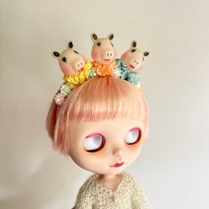 Image of Three Little Pigs Headband for Blythe Dolls 