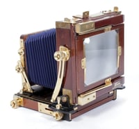 Image 6 of Tachihara 4X5 field camera W/ 150mm + 90mm Lenses +Holders +Film +Fresnel +MORE #2754