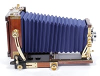 Image 7 of Tachihara 4X5 field camera W/ 150mm + 90mm Lenses +Holders +Film +Fresnel +MORE #2754