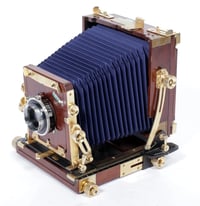 Image 3 of Tachihara 4X5 field camera W/ 150mm + 90mm Lenses +Holders +Film +Fresnel +MORE #2754