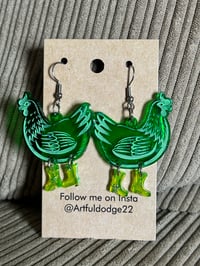 Image 1 of Green kickin chicken