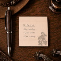 Cowgirl Sticky Notes