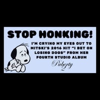 Image 1 of mitski - i bet on losing dogs | bumper sticker pre-order