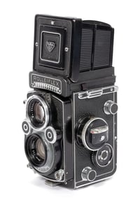 Image 3 of Rolleiflex 6X6 TLR 3.5F Model 3 Medium format film camera Planar 75mm F3.5 #2722