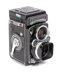 Image 1 of Rolleiflex 6X6 TLR 3.5F Model 3 Medium format film camera Planar 75mm F3.5 #2722