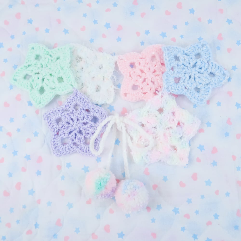 Star Crochet Collar: 04
