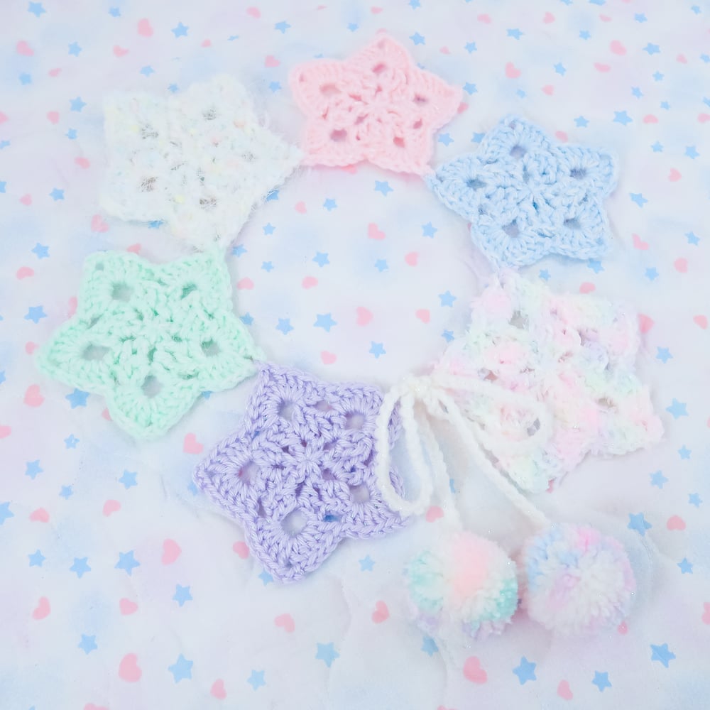 Star Crochet Collar: 04