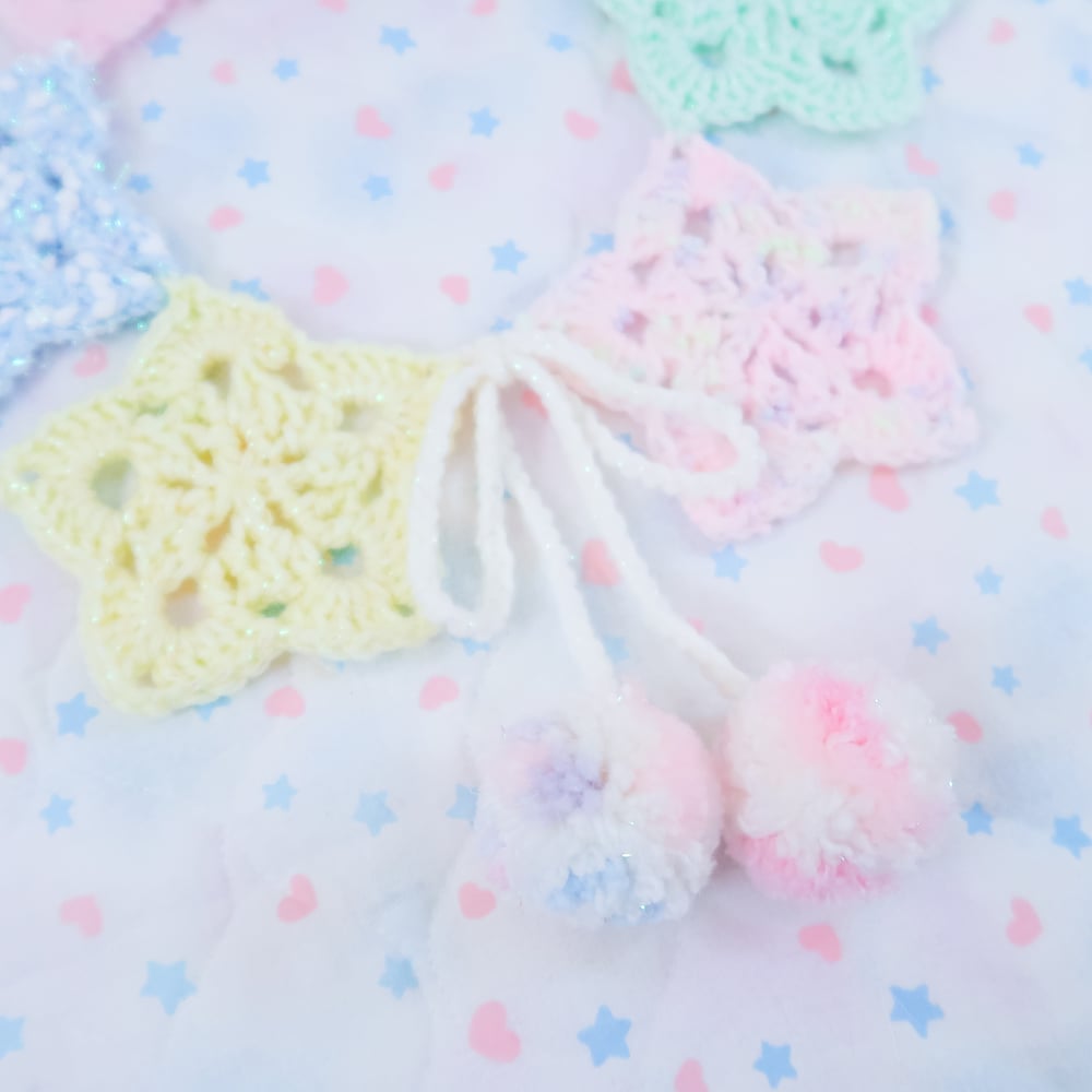 Star Crochet Collar: 06
