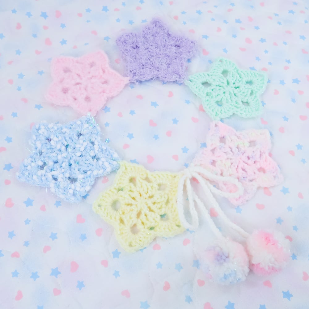 Star Crochet Collar: 06